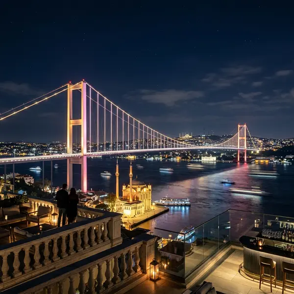 İstanbul Bayan Korsan Taksi Hizmeti Boğaz Manzarası
